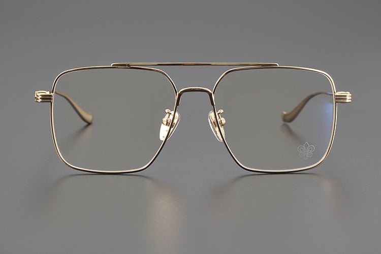CH8146 Chrome Hearts style Gothic Holy Dagger Design Titanium Aviator Glasses – Double Bridge - HP eyeglasses