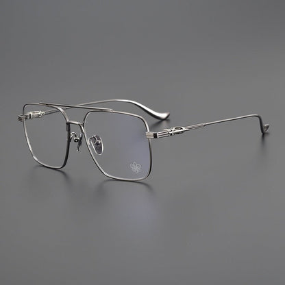 CH8146 Chrome Hearts style Gothic Holy Dagger Design Titanium Aviator Glasses – Double Bridge - HP eyeglasses