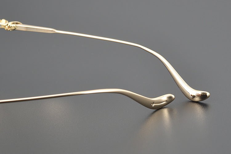 CH8146 Chrome Hearts style Gothic Holy Dagger Design Titanium Aviator Glasses – Double Bridge - HP eyeglasses