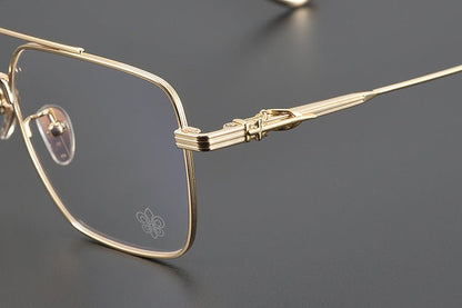 CH8146 Chrome Hearts style Gothic Holy Dagger Design Titanium Aviator Glasses – Double Bridge - HP eyeglasses