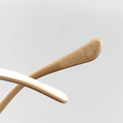 Chrome Hearts - Inspired Deep II rimless square glasses | Japanese Craftsmanship Pure Titanium Square Frames - HP eyeglasses