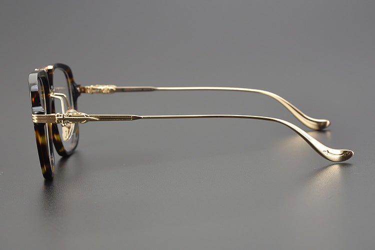 Chrome Hearts inspired Gothic Aviator Glasses – Holy Dagger Double Bridge Frame - CH8182 - HP eyeglasses