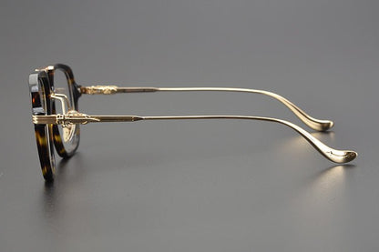 Chrome Hearts inspired Gothic Aviator Glasses – Holy Dagger Double Bridge Frame - CH8182 - HP eyeglasses