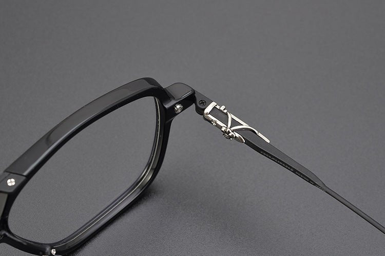 Chrome Hearts inspired Gothic Aviator Glasses – Holy Dagger Double Bridge Frame - CH8182 - HP eyeglasses