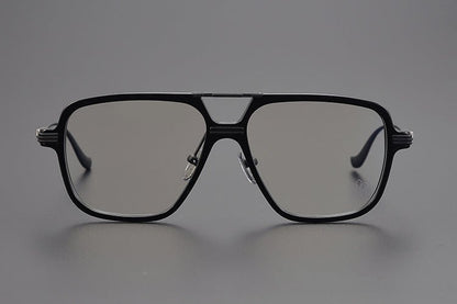 Chrome Hearts inspired Gothic Aviator Glasses – Holy Dagger Double Bridge Frame - CH8182 - HP eyeglasses