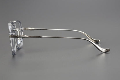 Chrome Hearts inspired Gothic Aviator Glasses – Holy Dagger Double Bridge Frame - CH8182 - HP eyeglasses