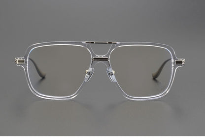 Chrome Hearts inspired Gothic Aviator Glasses – Holy Dagger Double Bridge Frame - CH8182 - HP eyeglasses