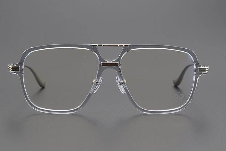 Chrome Hearts inspired Gothic Aviator Glasses – Holy Dagger Double Bridge Frame - CH8182 - HP eyeglasses