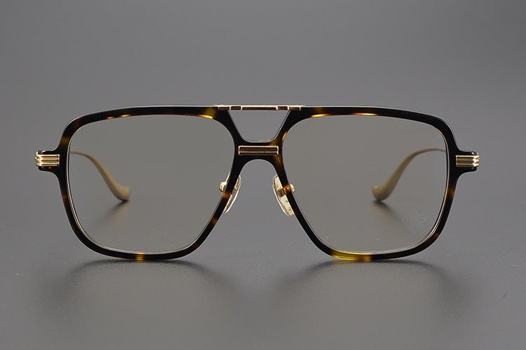 Chrome Hearts inspired Gothic Aviator Glasses – Holy Dagger Double Bridge Frame - CH8182 - HP eyeglasses