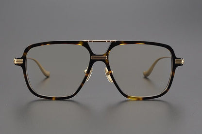 Chrome Hearts inspired Gothic Aviator Glasses – Holy Dagger Double Bridge Frame - CH8182 - HP eyeglasses