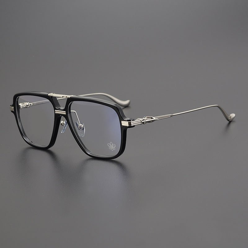 Chrome Hearts inspired Gothic Aviator Glasses – Holy Dagger Double Bridge Frame - CH8182 - HP eyeglasses