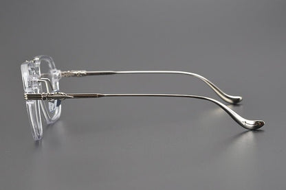 Chrome Hearts inspired Gothic Aviator Glasses – Holy Dagger Double Bridge Frame - CH8182 - HP eyeglasses