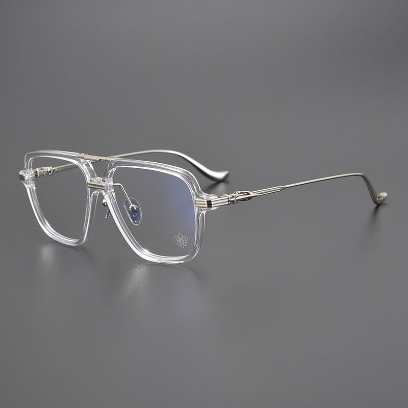 Chrome Hearts inspired Gothic Aviator Glasses – Holy Dagger Double Bridge Frame - CH8182 - HP eyeglasses