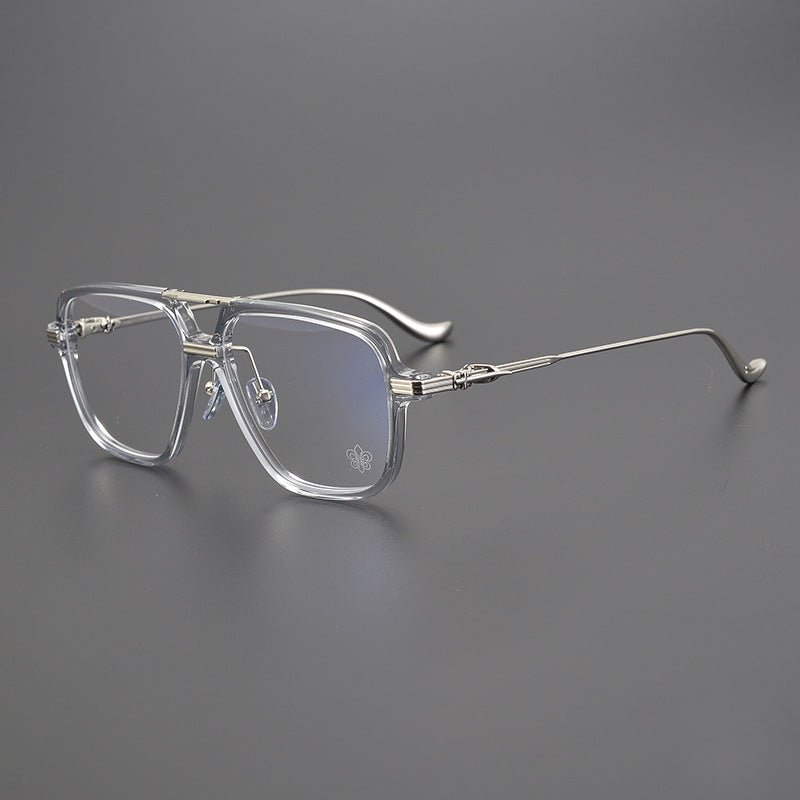 Chrome Hearts inspired Gothic Aviator Glasses – Holy Dagger Double Bridge Frame - CH8182 - HP eyeglasses