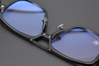 Chrome Hearts inspired Gothic Aviator Glasses – Holy Dagger Double Bridge Frame - CH8182 - HP eyeglasses