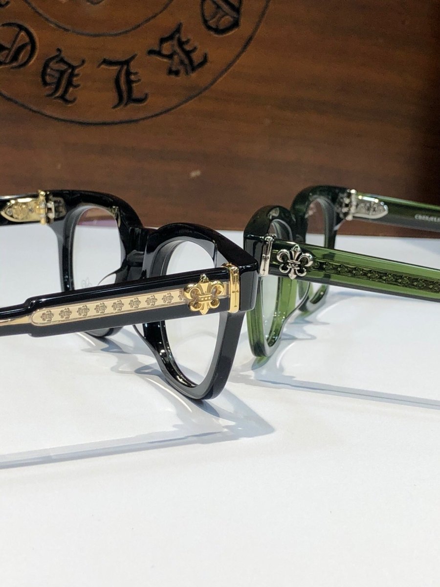 Chrome Hearts - Style Acetate Glasses Frame Full Rim Optical Eyeglasses Designer Round Square Prescription Glasses CH8204 - HP eyeglasses