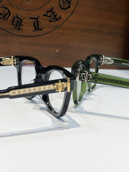 Chrome Hearts - Style Acetate Glasses Frame Full Rim Optical Eyeglasses Designer Round Square Prescription Glasses CH8204 - HP eyeglasses