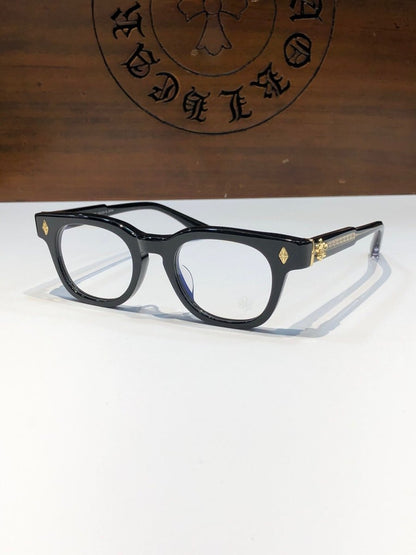 Chrome Hearts - Style Acetate Glasses Frame Full Rim Optical Eyeglasses Designer Round Square Prescription Glasses CH8204 - HP eyeglasses