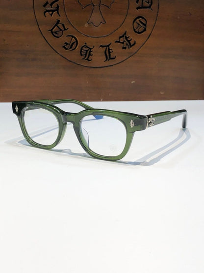 Chrome Hearts - Style Acetate Glasses Frame Full Rim Optical Eyeglasses Designer Round Square Prescription Glasses CH8204 - HP eyeglasses