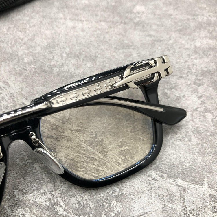 Chrome Hearts - Style Acetate Square Glasses Frame Full Rim Eyeglasses Unisex Designer Optical Frame Prescription Glasses CH8127 - HP eyeglasses