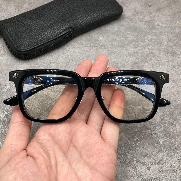 Chrome Hearts - Style Acetate Square Glasses Frame Full Rim Eyeglasses Unisex Designer Optical Frame Prescription Glasses CH8127 - HP eyeglasses