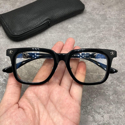 Chrome Hearts - Style Acetate Square Glasses Frame Full Rim Eyeglasses Unisex Designer Optical Frame Prescription Glasses CH8127 - HP eyeglasses