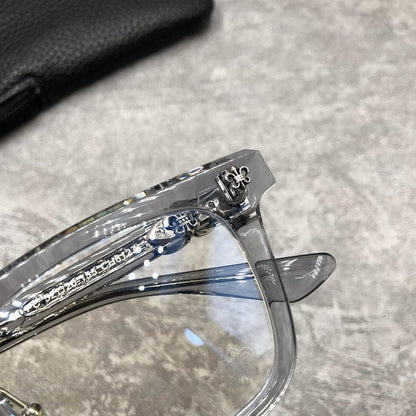 Chrome Hearts - Style Acetate Square Glasses Frame Full Rim Eyeglasses Unisex Designer Optical Frame Prescription Glasses CH8127 - HP eyeglasses