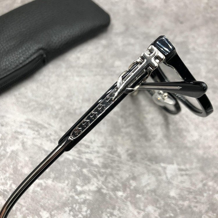 Chrome Hearts - Style Acetate Square Glasses Frame Full Rim Eyeglasses Unisex Designer Optical Frame Prescription Glasses CH8127 - HP eyeglasses