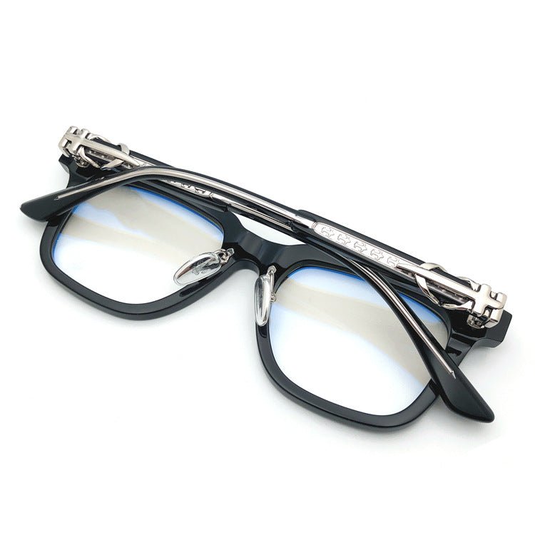 Chrome Hearts - Style Acetate Square Glasses Frame Full Rim Eyeglasses Unisex Designer Optical Frame Prescription Glasses CH8127 - HP eyeglasses