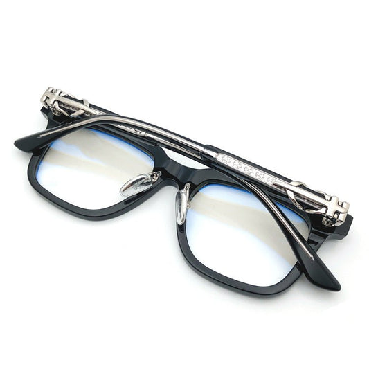Chrome Hearts - Style Acetate Square Glasses Frame Full Rim Eyeglasses Unisex Designer Optical Frame Prescription Glasses CH8127 - HP eyeglasses