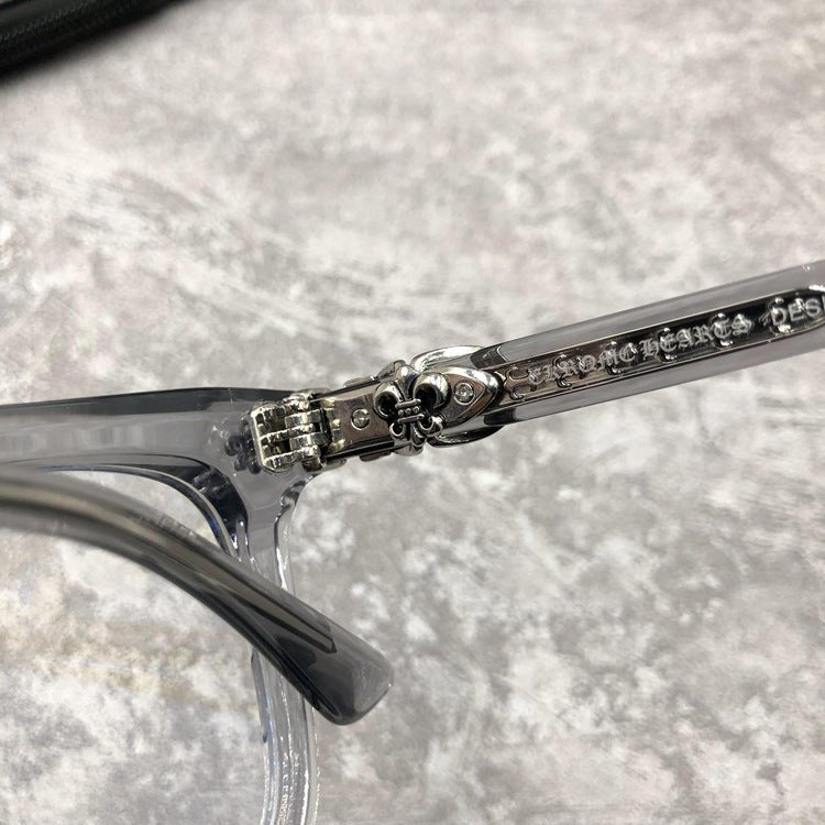 Chrome Hearts - Style Acetate Square Glasses Frame Full Rim Eyeglasses Unisex Designer Optical Frame Prescription Glasses CH8127 - HP eyeglasses