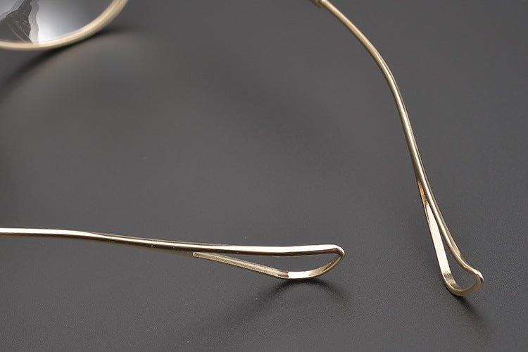 Chrome Hearts Style Aviators Glasses - Gothic Titanium Double Bridge Full Frame Glasses - HP eyeglasses