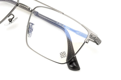 Chrome Hearts-Style Double Bridge Titanium Glasses Square Eyeglasses Lightweight Full Rim Prescription Frame CH5401 - HP eyeglasses