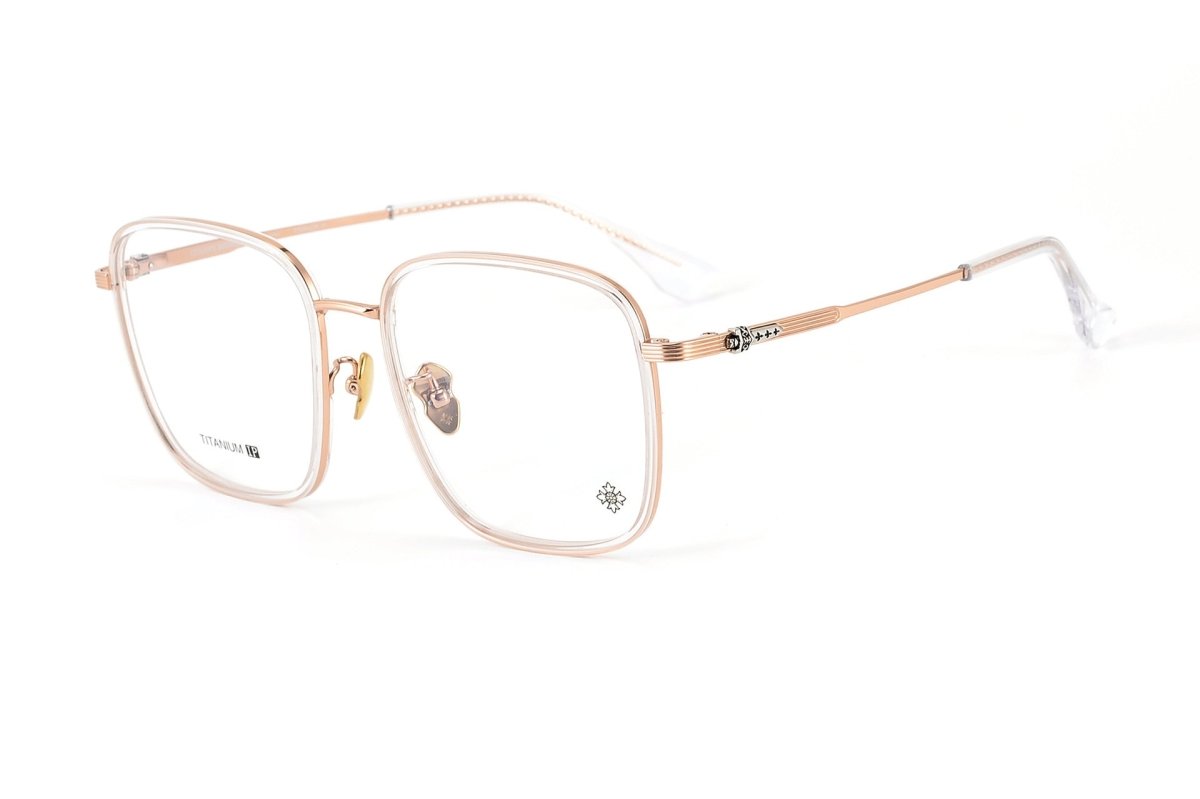Chrome Hearts - Style Full Rim Titanium Glasses Square Eyeglasses Vintage Designer Optical Frame Prescription Glasses CH5520 - HP eyeglasses