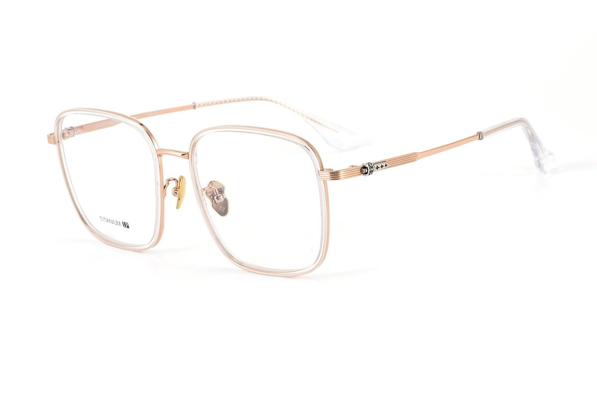 Chrome Hearts - Style Full Rim Titanium Glasses Square Eyeglasses Vintage Designer Optical Frame Prescription Glasses CH5520 - HP eyeglasses