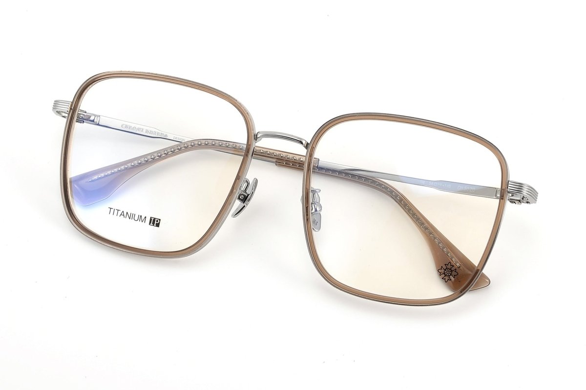 Chrome Hearts - Style Full Rim Titanium Glasses Square Eyeglasses Vintage Designer Optical Frame Prescription Glasses CH5520 - HP eyeglasses