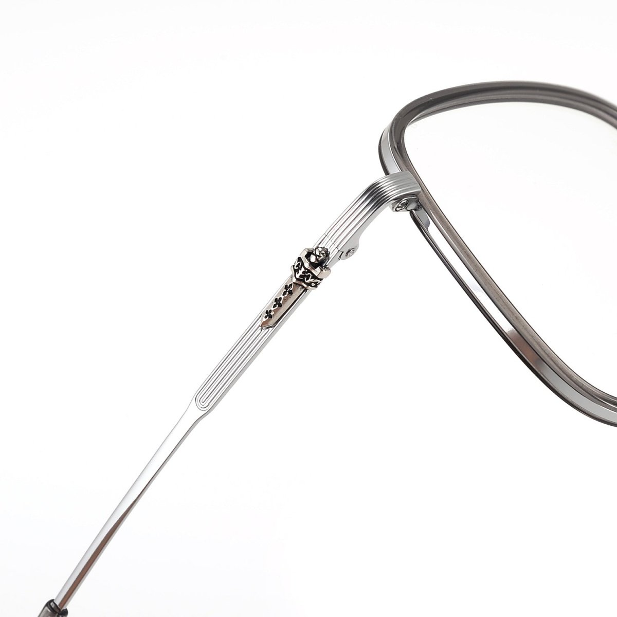 Chrome Hearts - Style Full Rim Titanium Glasses Square Eyeglasses Vintage Designer Optical Frame Prescription Glasses CH5520 - HP eyeglasses