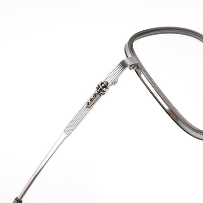 Chrome Hearts - Style Full Rim Titanium Glasses Square Eyeglasses Vintage Designer Optical Frame Prescription Glasses CH5520 - HP eyeglasses