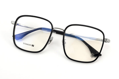 Chrome Hearts - Style Full Rim Titanium Glasses Square Eyeglasses Vintage Designer Optical Frame Prescription Glasses CH5520 - HP eyeglasses
