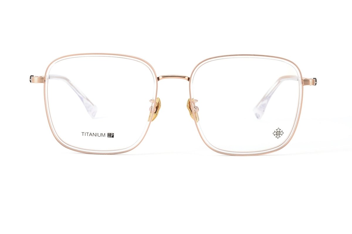 Chrome Hearts - Style Full Rim Titanium Glasses Square Eyeglasses Vintage Designer Optical Frame Prescription Glasses CH5520 - HP eyeglasses