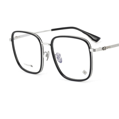 Chrome Hearts - Style Full Rim Titanium Glasses Square Eyeglasses Vintage Designer Optical Frame Prescription Glasses CH5520 - HP eyeglasses