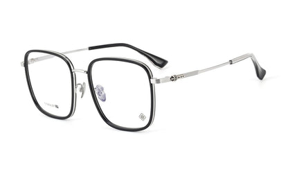 Chrome Hearts - Style Full Rim Titanium Glasses Square Eyeglasses Vintage Designer Optical Frame Prescription Glasses CH5520 - HP eyeglasses