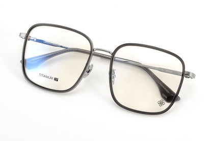 Chrome Hearts - Style Full Rim Titanium Glasses Square Eyeglasses Vintage Designer Optical Frame Prescription Glasses CH5520 - HP eyeglasses