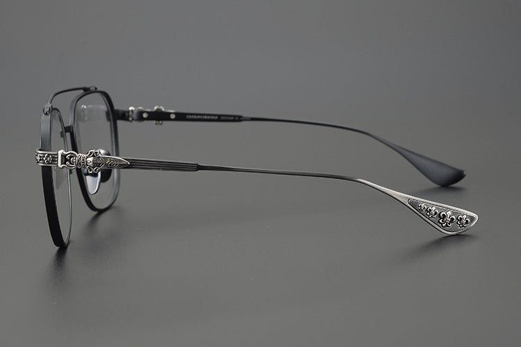 Chrome Hearts style Gothic Holy Dagger Aviator Glasses – Titanium Double Bridge Frame - CH8032 - HP eyeglasses