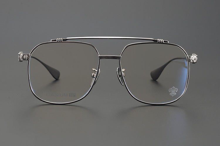 Chrome Hearts style Gothic Holy Dagger Aviator Glasses – Titanium Double Bridge Frame - CH8032 - HP eyeglasses