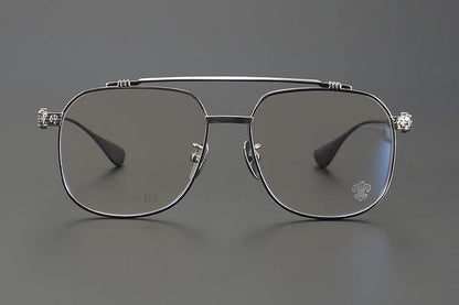 Chrome Hearts style Gothic Holy Dagger Aviator Glasses – Titanium Double Bridge Frame - CH8032 - HP eyeglasses
