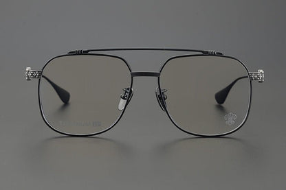 Chrome Hearts style Gothic Holy Dagger Aviator Glasses – Titanium Double Bridge Frame - CH8032 - HP eyeglasses