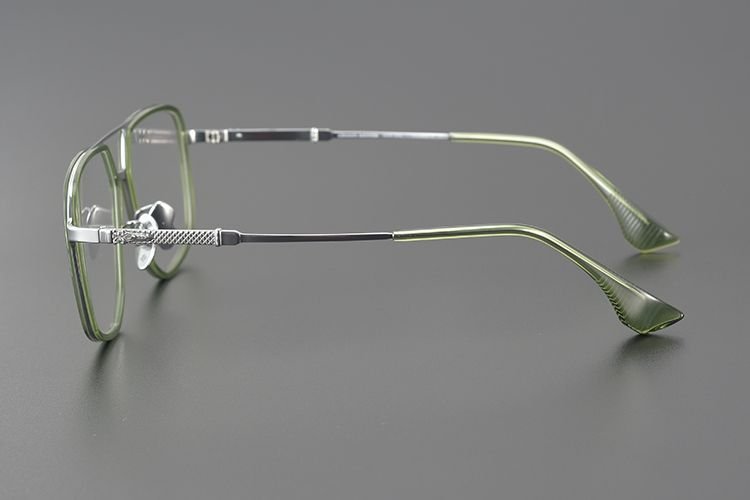 Chrome Hearts style Gothic Holy Dagger Retro Titanium Aviator Glasses – Gothic Double Bridge Frame - CH5513 - HP eyeglasses