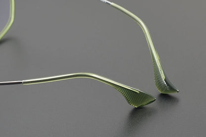 Chrome Hearts style Gothic Holy Dagger Retro Titanium Aviator Glasses – Gothic Double Bridge Frame - CH5513 - HP eyeglasses