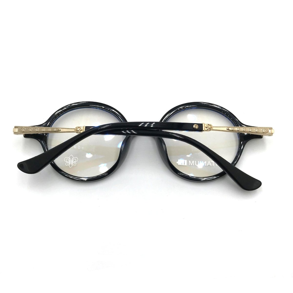 Chrome Hearts - Style Japanese Round Glasses Acetate Titanium Eyeglasses Retro Designer Optical Frame Unisex CH8165 - HP eyeglasses